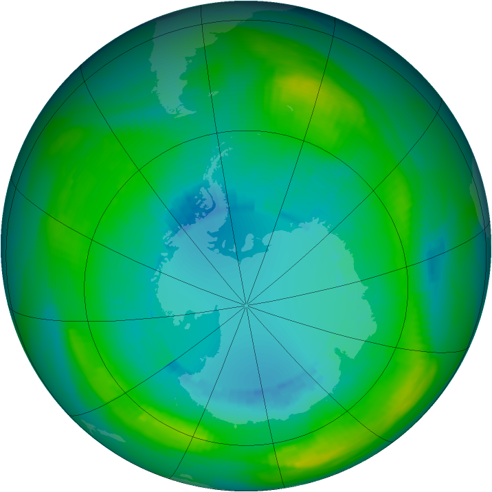 Ozone Map 1980-08-26